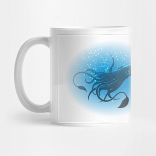 Giant Squid Illustration Mug